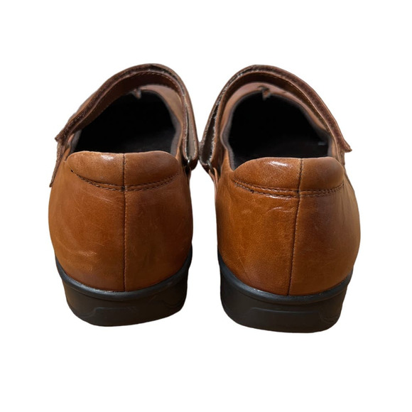 Earth Shoes 10.5 Leather Mary Janes Comfort Walking Shoes Vivian Leather Brown - Picture 4 of 6